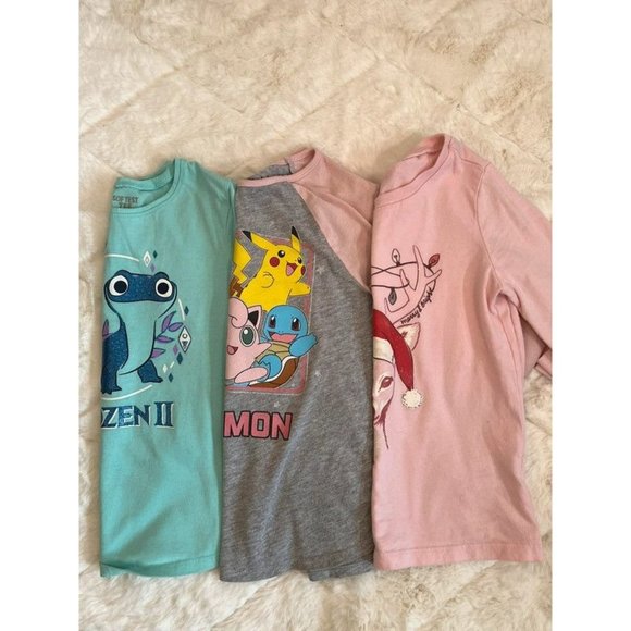 ✨ 5 For $15 ✨ Girls Disney Jumping beans Oshkosh 3 Long Sleeve Shirt Size 6/6x - Picture 2 of 15
